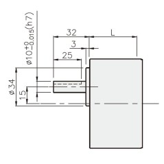 RÉDUCTEUR GGM K8G200B POUR MOTEUR 25W | Newgardenstore.eu