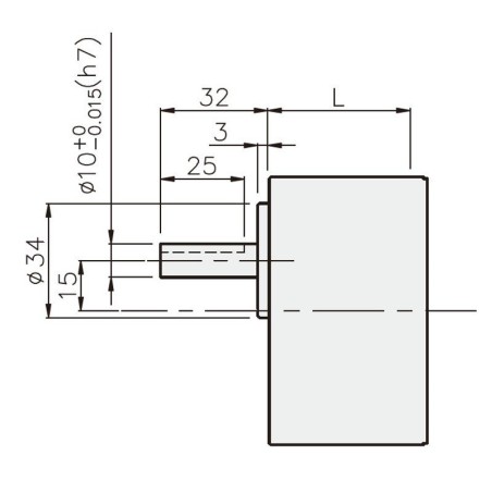 RIDUTTORE GGM K8G200B PER MOT.25W