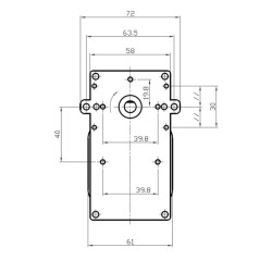Moteur à engrenages KENTA K9115062 2 tr/min H30 | Newgardenstore.eu