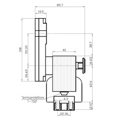KENTA K9117057 2 U/min H40 Getriebemotor | Newgardenstore.eu