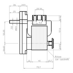 Moteur à engrenages KENTA K9117250 8,5 tr/min H40 | Newgardenstore.eu