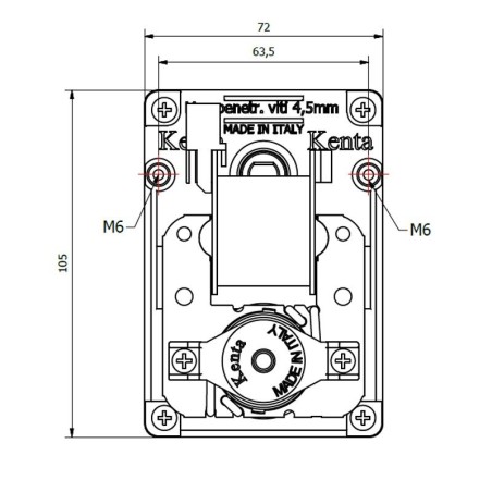 MOTORIDUTTORE KENTA K9173007 1rpm H20