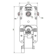 MOTORIDUTTORE KENTA K9117120 3rpm H40