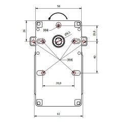 KENTA K9115003 1,5 U/min Hall-Getriebemotor | Newgardenstore.eu