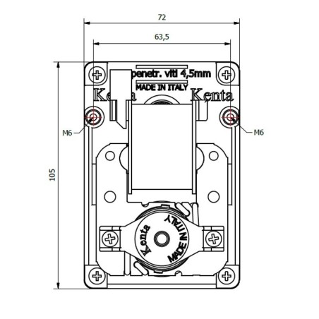 MOTORREDUCTOR KENTA K9177326 5 rpm H40