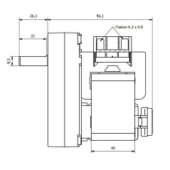 KENTA K9177326 5 U/min H40 Getriebemotor | Newgardenstore.eu