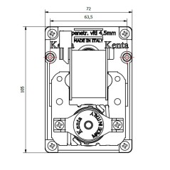 KENTA K9177294 4 U/min H40 Getriebemotor