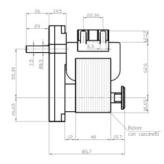 MOTORIDUTTORE KENTA K9117304 12rpm H40mm | Newgardenstore.eu