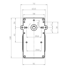 Moteur à engrenages KENTA K9117304 12 tr/min H40 mm | Newgardenstore.eu