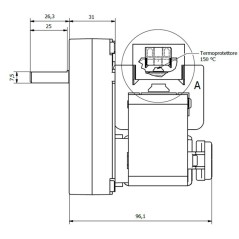 MOTORREDUCTOR KENTA K9177290 4 rpm | Newgardenstore.eu