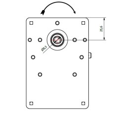 MOTORREDUCTOR KENTA K9177290 4 rpm | Newgardenstore.eu