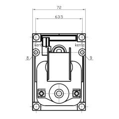 Moteur à engrenages KENTA K9175052 1,5 tr/min H30 | Newgardenstore.eu