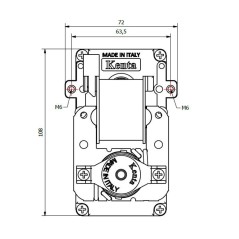 Moteur à câble KENTA K9115006 1,5 tr/min | Newgardenstore.eu
