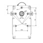 Moteur à câble KENTA K9115122 3 tr/min