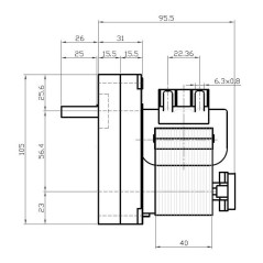 MOTORIDUTTORE KENTA K9177350 8,5rpm H40 | Newgardenstore.eu