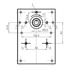 MOTORREDUCTOR KENTA K9177350 8,5 rpm H40 | Newgardenstore.eu
