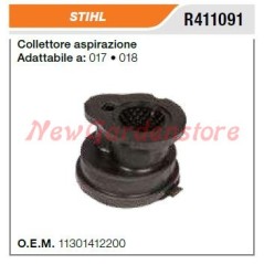 Collecteur d'admission STIHL pour tronçonneuse 017 018 R411091 | Newgardenstore.eu