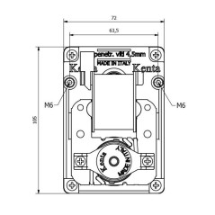 KENTA K9177297 4 U/min 9,5 mm Getriebemotor