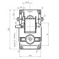 KENTA K9115107 2,5 U/min Kabelgetriebemotor KENTA K9115107 2,5 U/min Kabelgetriebemotor