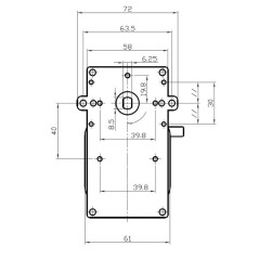 KENTA K9115107 2.5rpm CABLE GEAR MOTOR | Newgardenstore.eu