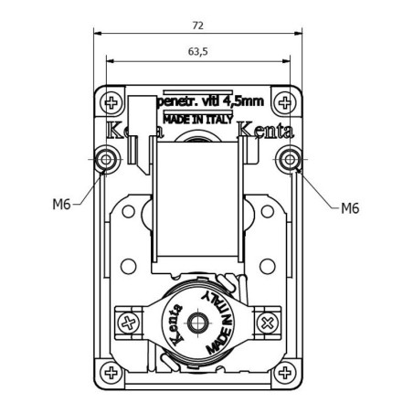 KENTA K9177280 3 U/min 9,5 mm Getriebemotor
