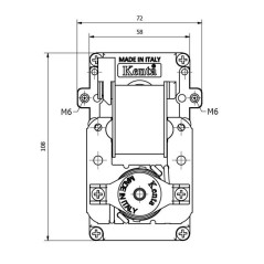 KENTA K9115058 2rpm 9.5mm GEAR MOTOR | Newgardenstore.eu