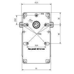 KENTA K9115058 2rpm 9.5mm GEAR MOTOR | Newgardenstore.eu