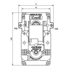 MOTORREDUCTOR KENTA K9113000 1,5 rpm H20 | Newgardenstore.eu
