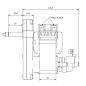 Moteur à 8 vitesses KENTA K9115127 3 tr/min H30,