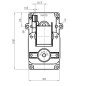 KENTA Getriebemotor K9117162 5 U/min H40 8,