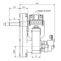 Moteur à engrenages KENTA K9113092 2 tr/min H20 8, | Newgardenstore.eu