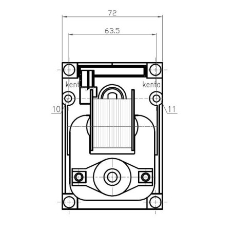 MOTORIDUTTORE KENTA K9173004 1rpm H20 8,