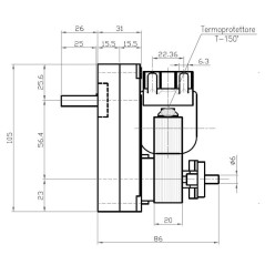 MOTORREDUCTOR KENTA K9173004 1rpm H20 8, | Newgardenstore.eu