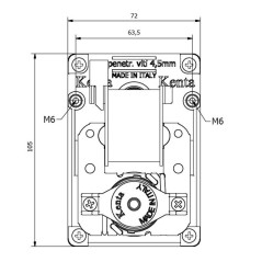 KENTA GEAR MOTOR K9177164 2rpm H40 9,