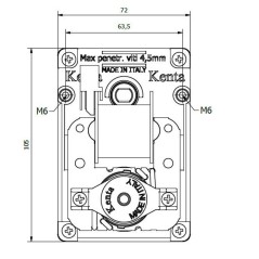 KENTA K9177256 2,5 U/min AL.8 Getriebemotor