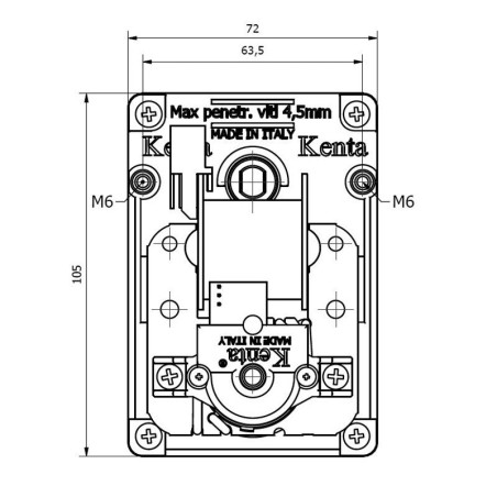 KENTA K9177252 2,5 U/min Hall-Getriebemotor