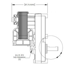 MOTORÉDUCTEUR MERKLE KORFF 1,1 tr/min AL.CAV | Newgardenstore.eu