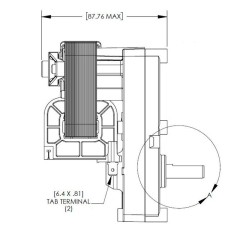 MERKLE KORFF GETRIEBEMOTOR 2,0 U/min AL.9,5 | Newgardenstore.eu
