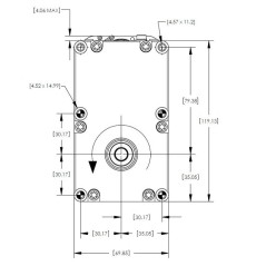 MERKLE KORFF GETRIEBEMOTOR 3,5 U/min 9,5 mm | Newgardenstore.eu