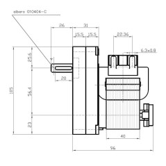 KENTA K9177352 8.5rmp H40 GEAR MOTOR