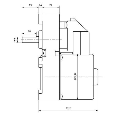 Moteur à engrenages KENTA K9189051 1,4 tr/min AL.8