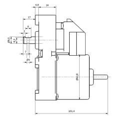 KENTA K9189102 MOTORREDUCTOR 2rpm AL.9,5
