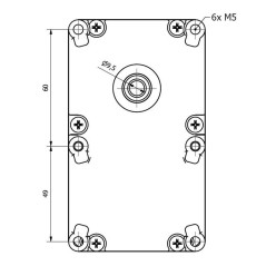 Moteur à engrenages KENTA K9189102 2 tr/min AL.9,5 | Newgardenstore.eu