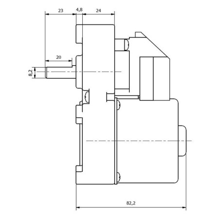 KENTA GEAR MOTOR K9189151 3rpm AL.9,5