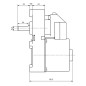 KENTA Getriebemotor K9189151 3 U/min AL.9,5