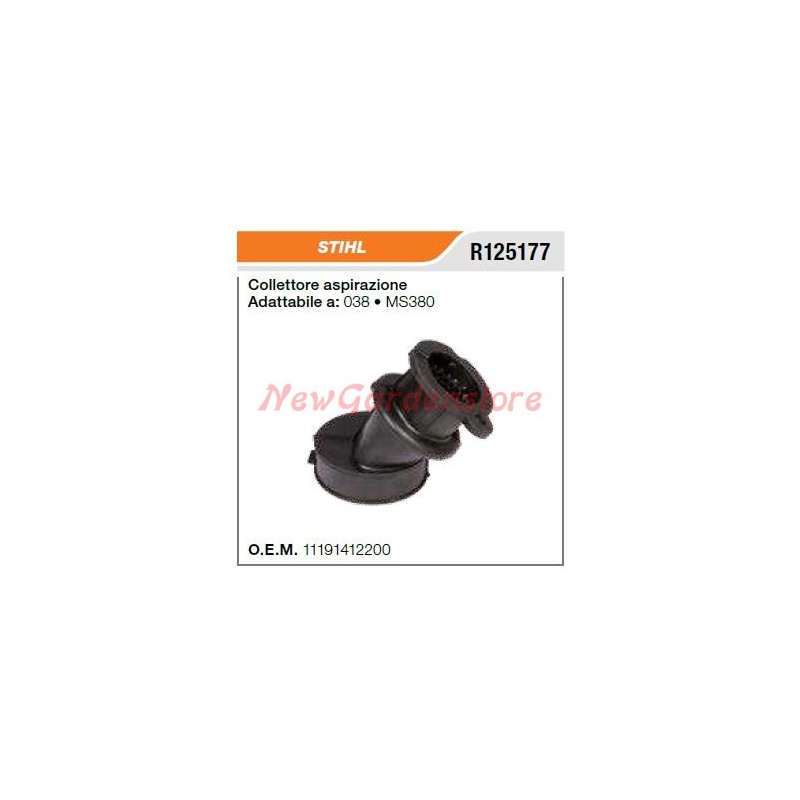 STIHL Kettensägen-Ansaugkrümmer 038 MS380 R125177