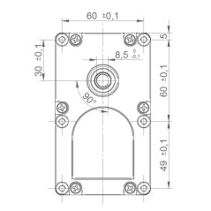 Motoréducteur IPC 1 tr/min, arbre de 9,5 mm, couple de 35 Nm | Newgardenstore.eu