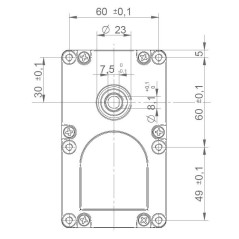 Motoréducteur IPC 1 tr/min, arbre creux 8,5 mm | Newgardenstore.eu