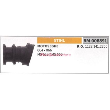 Colector de admisión motosierra STIHL 064 066 MS 650 660 008891 | Newgardenstore.eu