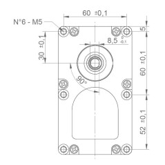 IPC GEAR MOTOR 24V 4rpm 9.5mm SHAFT | Newgardenstore.eu